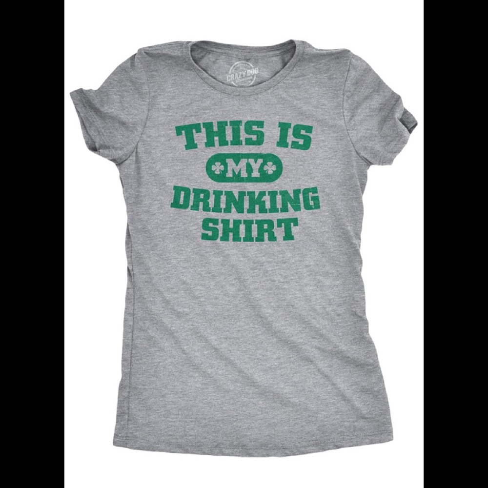 Crazy Dog Woman’s St Patrick’s Day Tee
